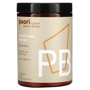 Puori, PB, Plant Protein Booster, Neutral, 0.7 lb (317 g) - HealthCentralUSA