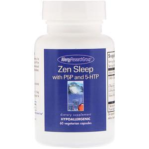 Allergy Research Group, Zen Sleep with P5P and 5-HTP, 60 Vegetarian Capsules - HealthCentralUSA