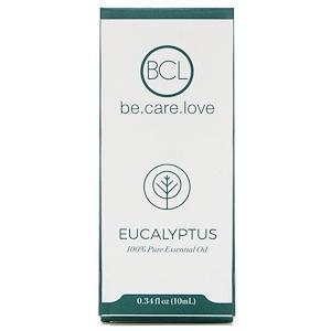 BCL, Be Care Love, 100% Pure Essential Oil, Eucalyptus, 0.34 fl oz (10 ml) - HealthCentralUSA