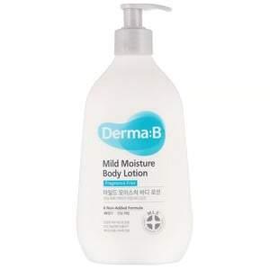 Derma:B, Mild Moisture Body Lotion, Fragrance Free, 13.5 fl oz (400 ml) - HealthCentralUSA