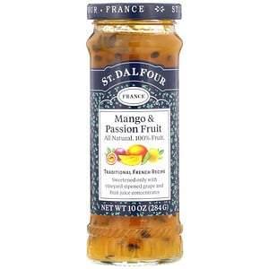 St. Dalfour, Mango & Passion Fruit, Deluxe Mango & Passion Fruit Spread, 10 oz (284 g) - HealthCentralUSA