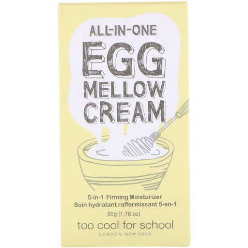 Too Cool for School, All-in-One Egg Mellow Cream, 5-in-1 Firming Moisturizer, 1.76 oz (50 g) - HealthCentralUSA