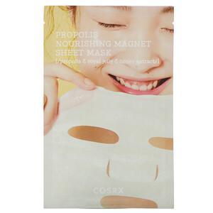 Cosrx, Full Fit, Propolis Nourishing Magnet Beauty Sheet Mask, 1 Sheet, 0.71 fl oz (21 ml) - HealthCentralUSA