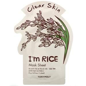Tony Moly, I'm Rice, Clear Skin Beauty Mask Sheet, 1 Sheet, 0.74 oz (21 g) - HealthCentralUSA