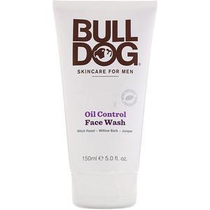 Bulldog Skincare For Men, Oil Control Face Wash, 5 fl oz (150 ml) - HealthCentralUSA