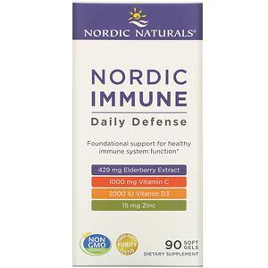 Nordic Naturals, Nordic Immune Daily Defense, 90 Soft Gels - HealthCentralUSA