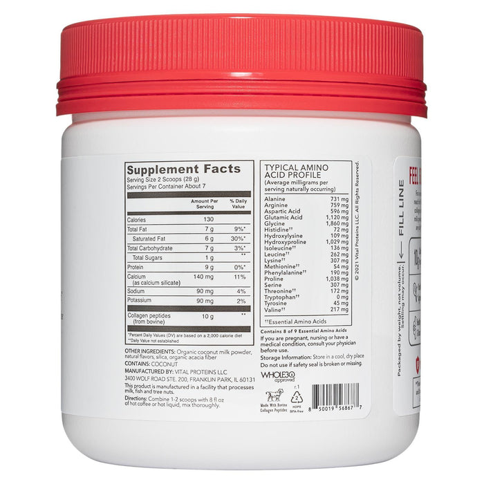 Vital Proteins, Collagen Creamer, Peppermint Mocha, 7.09 oz (201 g) - HealthCentralUSA