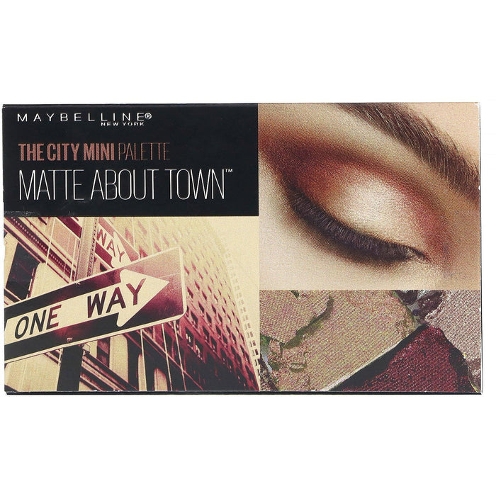 Maybelline, The City Mini Eyeshadow Palette, 480 Matte About Town, 0.14 oz - HealthCentralUSA