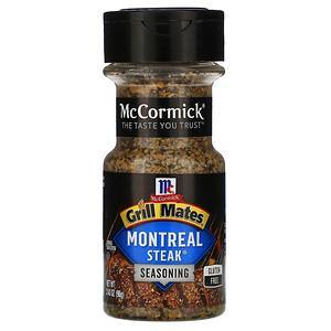 McCormick Grill Mates, Montreal Steak Seasoning, 3.40 oz (96 g) - HealthCentralUSA