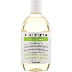Phillip Adam, Shampoo, Apple Cider Vinegar, 12 fl oz (355 ml) - HealthCentralUSA