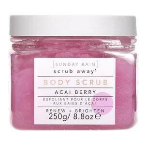 Sunday Rain, Scrub Away, Body Scrub, Acai Berry, 8.8 oz (250 g) - HealthCentralUSA