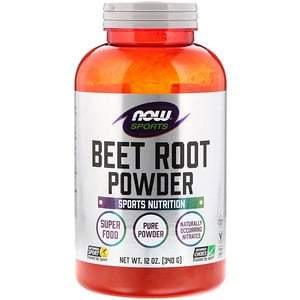 Now Foods, Sports, Beet Root Powder, 12 oz (340 g) - HealthCentralUSA