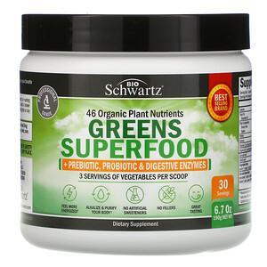 BioSchwartz, Greens Superfood, 6.7 oz (190 g) - HealthCentralUSA