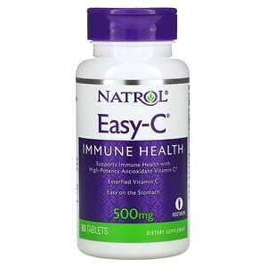 Natrol, Easy-C, 500 mg, 60 Tablets - HealthCentralUSA