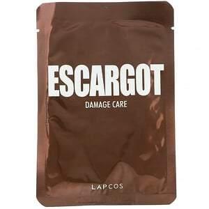 Lapcos, Escargot Sheet Beauty Mask, Damage Care, 1 Sheet, 0.91 fl oz (27 ml) - HealthCentralUSA