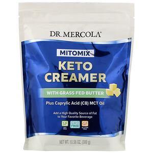 Dr. Mercola, Mitomix, Keto Creamer with Grass Fed Butter, 10.58 oz (300 g) - HealthCentralUSA