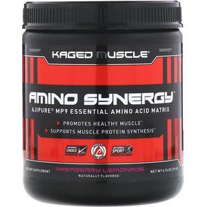 Kaged Muscle, Amino Synergy, Raspberry Lemonade, 6.74 oz (191 g) - HealthCentralUSA