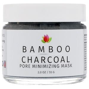 Reviva Labs, Bamboo Charcoal, Pore Minimizing Beauty Mask, 2 oz (55 g) - HealthCentralUSA