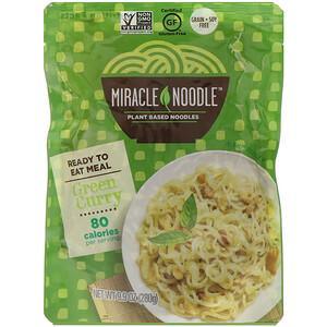 Miracle Noodle, Ready-to-Eat Meal, Green Curry, 9.9 oz (280 g) - HealthCentralUSA
