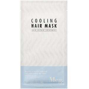 Meg Cosmetics, Cooling Hair Beauty Mask, 1 Sheet, 1.41 oz (40 g) - HealthCentralUSA