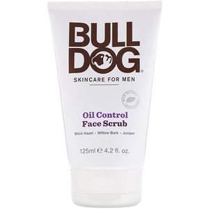 Bulldog Skincare For Men, Oil Control Face Scrub, 4.2 fl oz (125 ml) - HealthCentralUSA