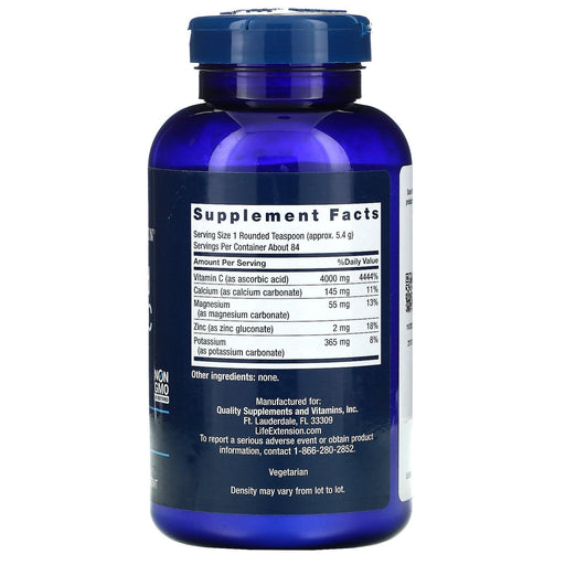 Life Extension, Buffered Vitamin C Powder, 16 oz (454 g) - HealthCentralUSA