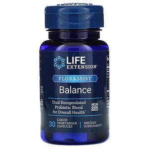 Life Extension, FLORASSIST Balance, 30 Liquid Vegetarian Capsules - HealthCentralUSA