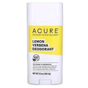 Acure, Deodorant, Lemon Verbena, 2.2 oz (62.4 g) - HealthCentralUSA