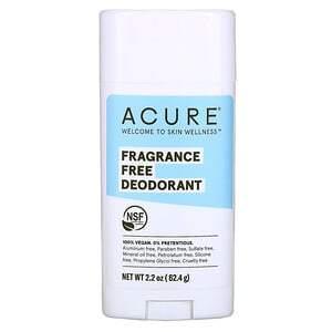 Acure, Deodorant, Fragrance Free, 2.2 oz (62.4 g) - HealthCentralUSA