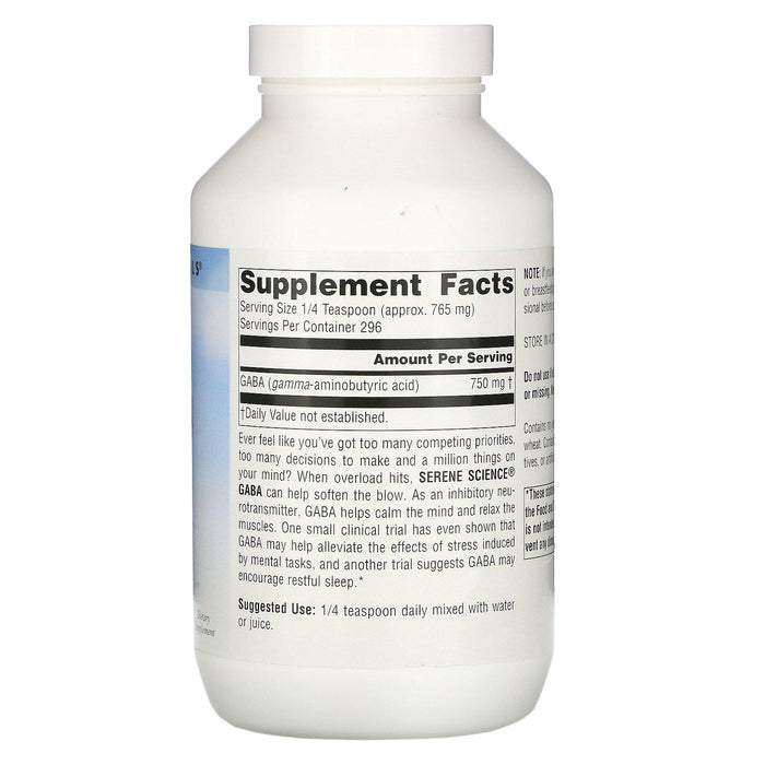 Source Naturals, GABA Powder, 8 oz (226.8 g) - HealthCentralUSA
