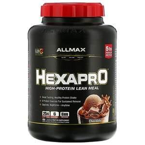 ALLMAX Nutrition, Hexapro, Ultra-Premium 6-Protein Blend, Chocolate, 5 lbs (2.27 kg) - HealthCentralUSA