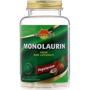 Nature's Life, Monolaurin, 90 Vegetarian Capsules - HealthCentralUSA
