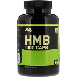 Optimum Nutrition, HMB 1000 Caps, 90 Capsules - HealthCentralUSA