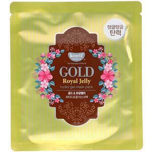 Koelf, Gold Royal Jelly Hydro Gel Beauty Mask Pack, 5 Sheets, 30 g Each - HealthCentralUSA