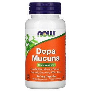 Now Foods, Dopa Mucuna, 90 Veg Capsules - HealthCentralUSA