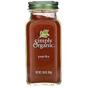 Simply Organic, Paprika, 2.96 oz (84 g) - HealthCentralUSA