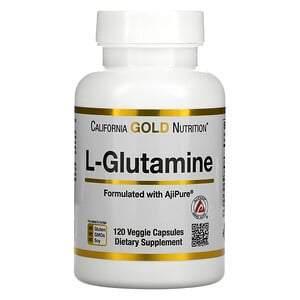 California Gold Nutrition, L-Glutamine, AjiPure, 120 Veggie Capsules - HealthCentralUSA