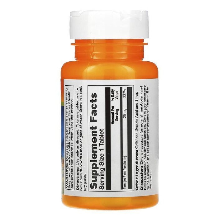 Thompson, Zinc Picolinate, 25 mg, 60 Tablets - HealthCentralUSA