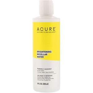 Acure, Brightening Micellar Water, 8 fl oz (236 ml) - HealthCentralUSA
