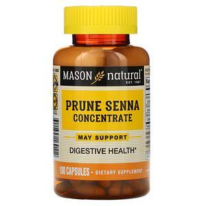 Mason Natural, Prune Senna Concentrate, 100 Capsules - HealthCentralUSA
