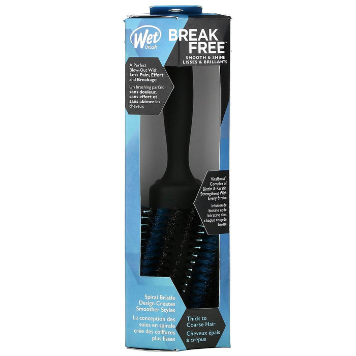 Wet Brush, Break Free, Smooth & Shine Round Brush, Thick/Coarse Hair, 1 Brush - HealthCentralUSA