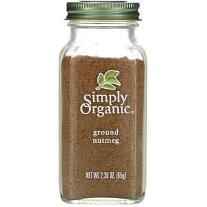 Simply Organic, Ground Nutmeg, 2.30 oz (65 g) - HealthCentralUSA