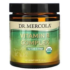 Dr. Mercola, Vitamin B Complex, For Cats & Dogs, 0.84 oz (24 g) - HealthCentralUSA