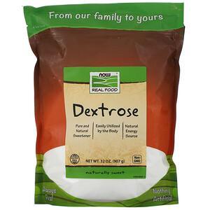 Now Foods, Real Food, Dextrose, 32 oz (907 g) - HealthCentralUSA
