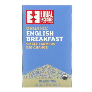 Equal Exchange, Organic English Breakfast, Black Tea, 20 Tea Bags, 1.41 oz (40 g) - HealthCentralUSA