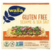 Wasa Flatbread, Crispbread, Sesame & Sea Salt, Gluten Free, 6.1 oz (175 g) - HealthCentralUSA