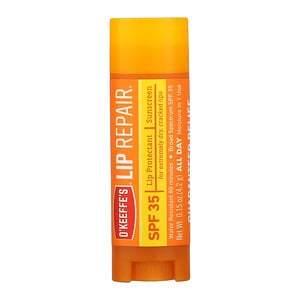 O'Keeffe's, Lip Repair, Soothing Aloeboost, SPF 35, 0.15 oz (4.2 g) - HealthCentralUSA