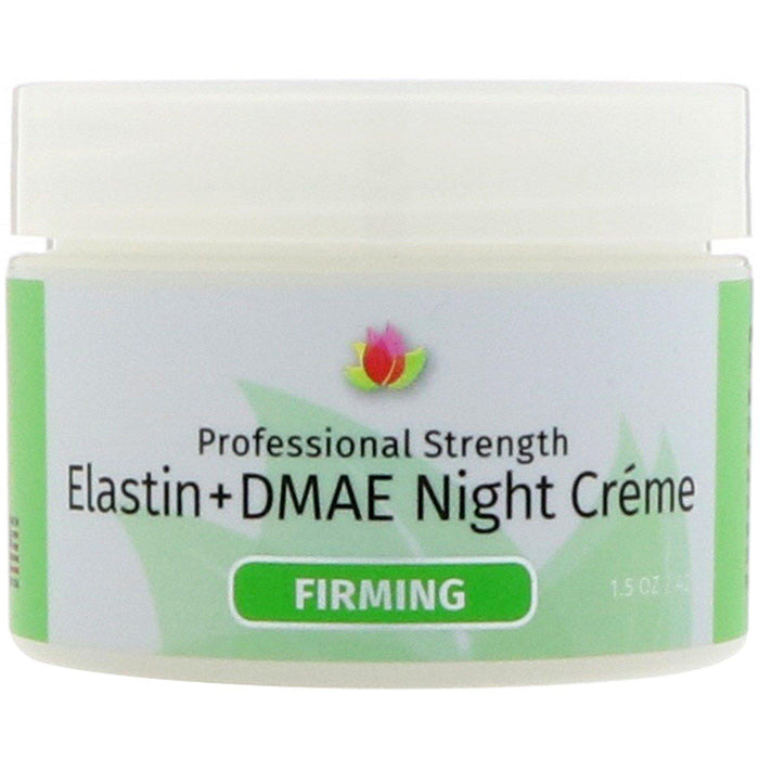 Reviva Labs, Elastin + DMAE Night Creme, 1.5 oz (42 g) - HealthCentralUSA