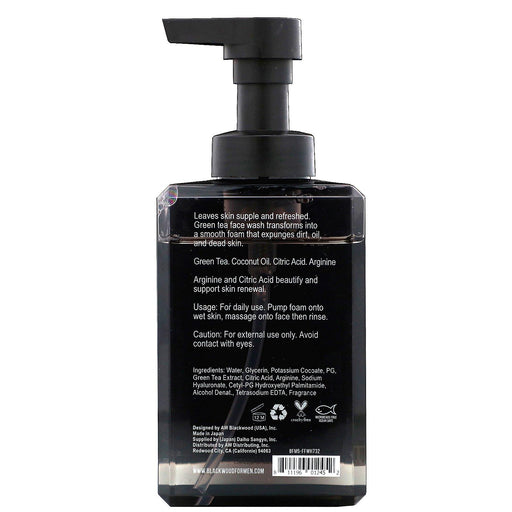 Blackwood For Men, Bionutrient, Foaming Face Wash, For Men, 7.32 fl oz (216.35 ml) - HealthCentralUSA