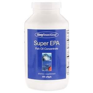 Allergy Research Group, Super EPA, Fish Oil Concentrate, 200 Softgels - HealthCentralUSA